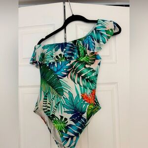 Vince Camuto One-Shoulder Swimsuit